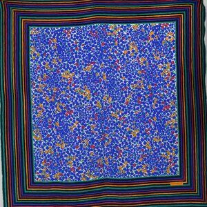 Givenchy Silk Scarf with Abstract Dot Pattern